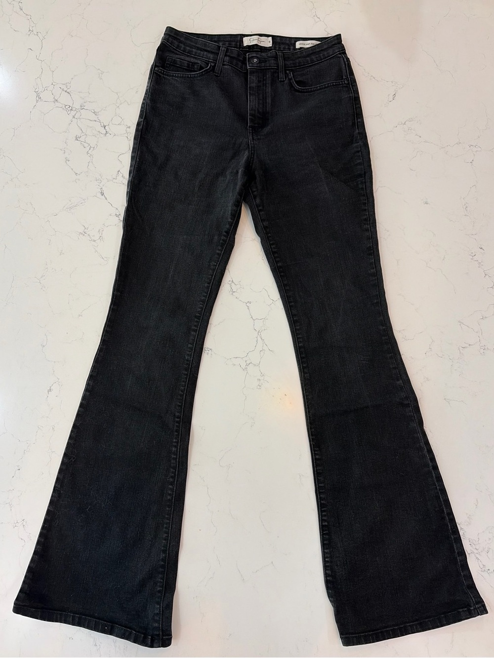 Jessica Simpson Black High-Rise Flare Jeans